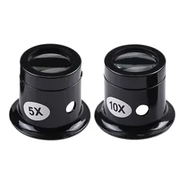 10X/5X Monokulare Lupe Lupe Objektiv Tragbare Juwelier Uhr Lupe Werkzeug Auge Lupe Len Reparatur Kit