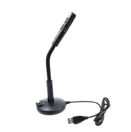 Microfono USB da tavolo flessibile con PC Laptop Mac Microfoni PS4 Design a collo di cigno Compatibile con USB ricaricabile Uso per studio online