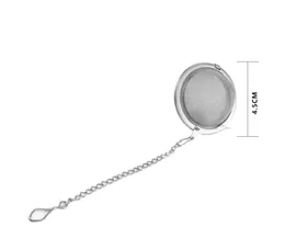 Tea Infuser Rostfritt Stål Låsande Pott Infusers Återanvändbar Sphere Mesh Strider Kök Drick Tillbehör Boll