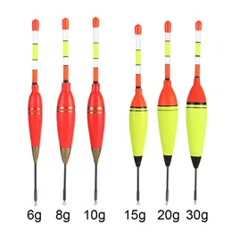 6 g / 8 g / 30 g / 15g / 20 g / 30g wysokiej jakości EVA Luminous Fishing Float Long Pionowe Night Lighting Stick Pływa Bobber