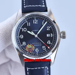 4 Стили Часы высочайшего качества L3.810.4.93.0 Spirit 40mm L888.4 Автоматические мужские часы L38104930 Синий циферблат кожаный ремень Gents Спортивные наручные часы