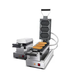 BEIJAMEI Electric Honeycomb Shaped Flip Waffle Maker Machine Commercial Waffle Stick Making Pan