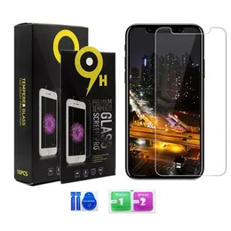 İPhone 13 için 24h Koruyucular 12 Pro Max Temperli Cam I 6 7 8 Plus X XS XR Ekran Koruyucu Film 0.33mm 2.5d 9H Kağıt Paketi