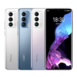 オリジナルMeizu 18 5G携帯電話12GB RAM 256GB ROM Snapdragon 888オクタコア64MP AI NFC 4000MAH Android 6.2 "Amoledフルスクリーン指紋IDフェイススマート携帯電話