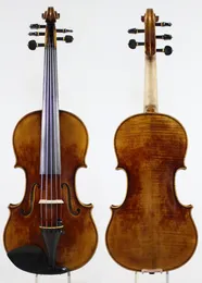 5 문자열 바이올린 바이올리노! Stradivari 1715 모델 복사! 골동품 오일 vamish.master 톤! 케이스 활! 무료 배송! Aubert 다리!