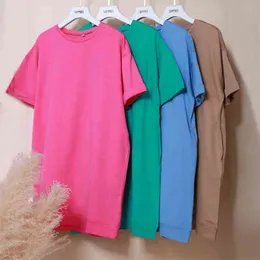 Toppies Fashion Sweatshirt Dress robe femme Woman Short Sleeve Straight Mini Loose Blouses Solid Color 210623