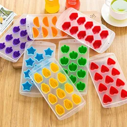 Ice Maker Silicone Molds Safe Fruit Shape Baking Moulds Security Bake Heart Banana Chocolate Mold Originality 260pcs T500469