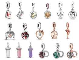 Designer jóias 925 pulseira de prata Charme Bead Fit Pandora Lucky Amulet Pingente Novo Slide Braceletes Grânulos Estilo Europeu Encantos Frisado Murano