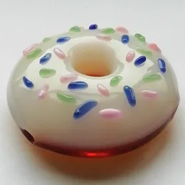 2023New Donut Glass Hand Pipesタバコバーナーダブリグ喫煙アクセサリー