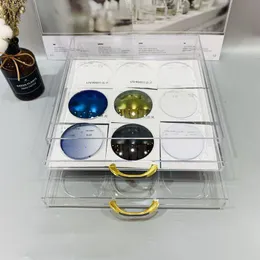 Okulary przeciwsłoneczne Ramki Akrylowe Obiektyw Wyświetlacz Rekwizyty Storage Box
