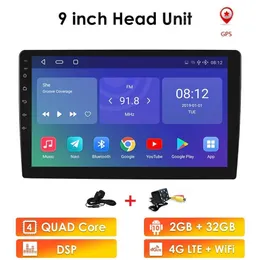 ترقية سيارة الصوت ستيريو 2din 9''2g + 16 جرام لالروبوت 9.0 بلوتوث wifi gps nav رباعية النواة راديو الفيديو mp5 لاعب الوسائط المتعددة