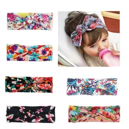 New Colorful Boho Neonato Fascia per capelli Nastro Elastico Copricapo per bambini Fascia per capelli Accessori per capelli con fiocco per ragazza