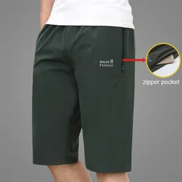 YMWMHU Летние тонкие шорты мужчины повседневный стиль короткие брюки фитнес человек твердой молнии карман одежды 210716