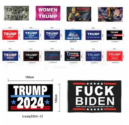 18Styles Trump Flag 2024 Избирательный флаг Баннер Возьмите Америку Назад Иванка Трамп Флаги Держите Америку Большие Баннеры 90 * 150см 300 шт. GGA3855