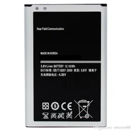 New Note3 Baterias para Samsung Galaxy Nota 3 N900 B800BE 3200mAh Li-ion Bateria 200 pcs / lote