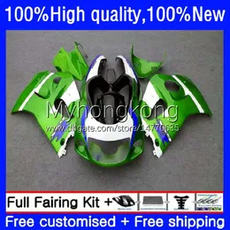 Kropps kit för SUZUKI SRAD GSX-R600 GSXR 750 600 CC GSXR750 96-00 Bodywork 16NO.112 600cc 750cc 1996 1997 1998 1999 2000 Ljusgrön GSXR600 GSXR-750 96 97 98 99 00 Fairings