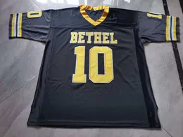 Custom Football Jersey Men Youth women Vintage Black Allen Iverson Bethel High School JERSEYS Size S-5XL custom any name or number