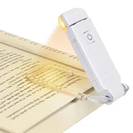 LED USB Revargable Książka Czytanie Jasność Regulowany Ochrona Eye Składany Klip Odczyt Lampy Przenośne zakładki nocne światła