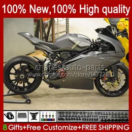 Motorcycle Bodywork For DUCATI 749S 999S 749 999 2003 2004 2005 2006 Body Kit 27No.99 749-999 749 999 S R 03 04 05 06 Cowling 749R 999R 2003-2006 Glossy grey OEM Fairing