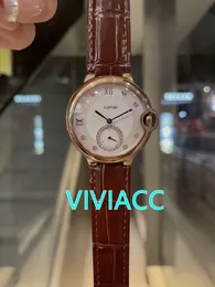 Novas Mulheres Multi-Function Quartz Diamond Watch Senhoras Número Romano de Aço Inoxidável Relógios Natural Mãe de Pearl Clock 36mm