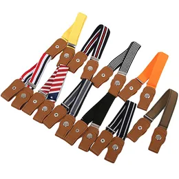 Belts 1pcs Children's Elastic Belt With Snap Button Baby Boys And Girls Small S78