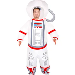 Maskottchen-Puppenkostüm NEUE aufblasbare Kostüme Weiße Raumfahrer-Kleidung Halloween-Weihnachtskostüm Astronauten-Partykleid für Erwachsene Overall