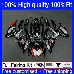 Black White Red Injection Stamp Stampo per Suzuki GSXR-750 750CC GSXR750 GSXR600 08 09 10 Kit 22No.32 GSXR 600 750 cc 600cc K8 08-10 GSXR-600 GSX-R600 2009 2009 2009 Carenatura OEM