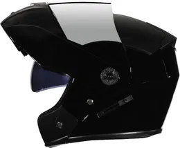 Capacetes de motocicleta 2023 Visores de lentes duplas modulares para adultos para adultos