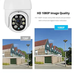 1080p 3MP PTZ WiFi IP Wireless Camera Outdoor Home Security 4x Cyfrowy Zoom 2mp Speed ​​Dome Dome CCTV Nadzór wideo