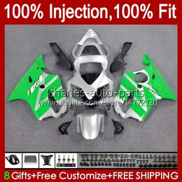 Honda CBR 600 F4I FS CC 600F4I 600CC CC 01-03 Karoser 46NO.26 CBR600F4i F4 I CBR600 F4I 01 02 03 Yeşil Silver CBR600FS 2001 2002 2003 OEM 2001 2003 2003