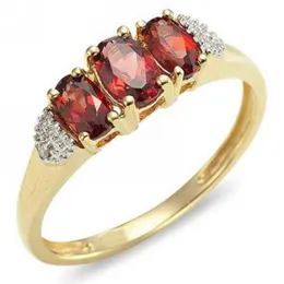 Обручальные кольца SuoHuan, размер 6-10, элегантное женское кольцо, женский красный цирконий, камень, кристалл, золото, обручальное, модное кольцо на палец, ювелирные изделия, подарок