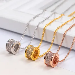 Full Diamond B Letter Roman Numeral Ring Short Chain Female Diamond Necklace Japanese and Korean Version Fashion Simple Matching Accessories All-match Clavicle