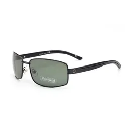 Retro polarisierte Luxus-Herren-Designer-Sonnenbrille mit vollem Rahmen, vergoldet, quadratischer Rahmen, Marken-Sonnenbrille, modische Brillen mit Etui