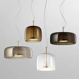 Nordic Nowoczesne indywidualne szklane lampy żyrandolowe Hotel projektant prosty hanglamp bar salon sypialnia model wisząca lampa