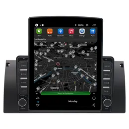 2 DIN 9,7 "Vertikal skärmbil DVD-stereospelare Android GPS-navigering Multimedia för 1995-2003 BMW 5-serie E39 / X5 E53 Tesla stil Autoradio