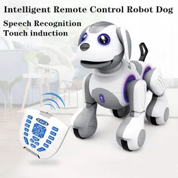 Smart Robot Dog Voice Interactive Touch Indukcja RC Robot Dog Angielski Matematyka Wiedza Naukowa Dziecko Zabawka Edukacyjna