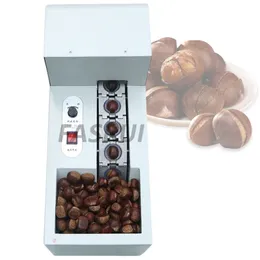 Double Chain Type Chestnut Cutter Machine Chestnuts Nuts Opening Maker
