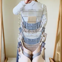 Hangers Racks Multi-Layer Kläder Hängare Underkläder Fällande Multi Funktion Hem Förvaring Vest Torkställ