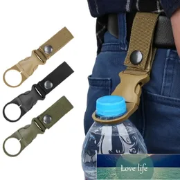 Outdoor-Wasserflaschen-Schnallenhaken, Nylon-Gurtband, Schnallenhaken, Kletterkarabiner, Gürtel, Rucksack-Aufhänger, Camp-Wasserflaschenhalter-Clip, Fabrikpreis, Expertendesign, Qualität