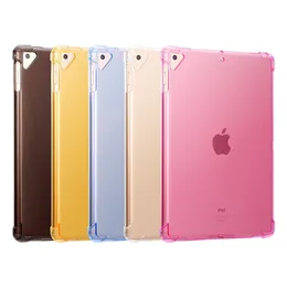 Transparent Slim Tablet PC Capas Sacos TPU Soft Screach à prova de choque Absorvente Tampa do TPU para 2021 ipad Pro 11 10.2 10.5 9.7 Mini6