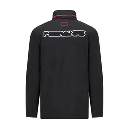 2022 F1 Formula One Racing Waterproof Jacket Team Drużyna Windbreaker Fani Windbreaker Fani wyścigowe Racing Suit Mężczyznę Walko z kapturem z kapturem 205z