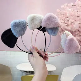 Moda Eksplozja Cartoon Plush Cat Ears Opaska dla kobiet Dziewczyna Akcesoria do włosów Nakrycia głowy