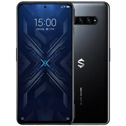 Xiaomi Orijinal Black Shark 4 5G Cep Telefonu Oyun 8GB RAM 128GB ROM Snapdragon 870 Android 6.67 "AMOLED Tam Ekran 48.0MP AI Parmak İzi Kimliği Yüz NFC Smart 12 8.0MP