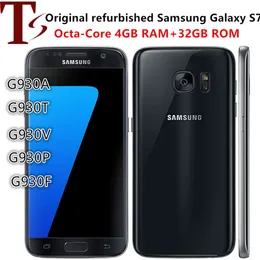 오리지널 삼성 갤럭시 S7 리퍼브 G930F G930A G930T G930V 5.1 인치 쿼드 코어 32GB ROM 12MP 4G LTE 스마트 폰 1PC DHL