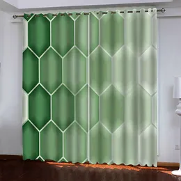 2020 3D Vorhang Fenster Zusammenfassung Foto Vorhänge für Wohnzimmer Schlafzimmer 3D Vorhang Blackout Drapes