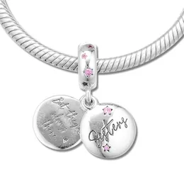 Na zawsze Siostry Dangle Charm Autentyczne 925 Biżuteria srebrna pasuje do European Charms Bransoletki DIY Koraliki do biżuterii Dokonywanie q0531
