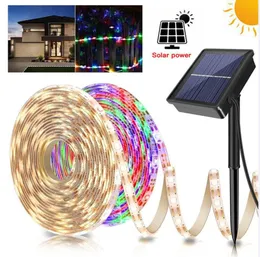 Led2835 solar soft lamp strip with mixed color outdoor courtyard lawn Christmas day decorative luminous light 10 unit