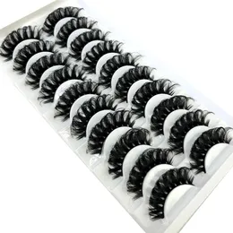 Eye Lashes DD Curl 10-23mm Russian Curls Eyelashes 3D Faux Cils Reusable Fluffy False Lash Make Up Tools Wholesale In Bulk