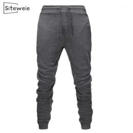 Calças dos homens Siteweie Sweetpants Casual Cotton Sports Buidgers Body Builders Bottoms Fashion Fitness Gym L2511