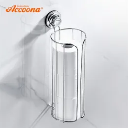 Accoona Paper Towel Holder Shelves Suction Bathroom Shelf Shower Bath Storage Organizer Accessories A11415 211112